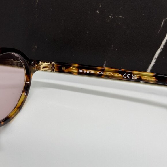 NEW MIU MIU MU04ZS 14L4I0 SUNGLASSES HAVANA WOMEN MU 04ZS, SMU 04Z main image 6